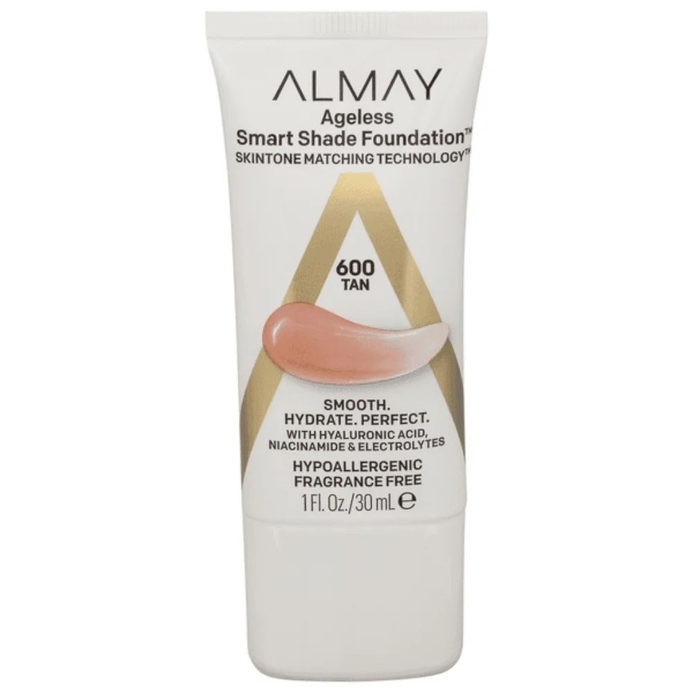 4 x Almay Smart Shade Ageless Foundation - 600 Tan
